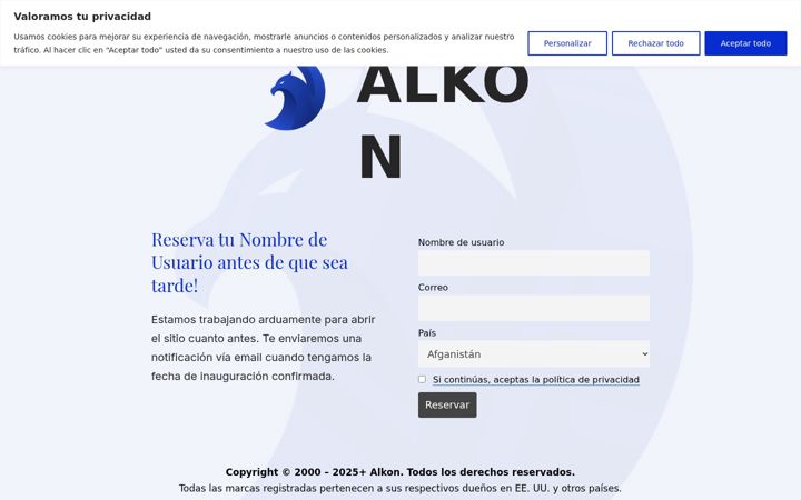 Screenshot of alkon.gg