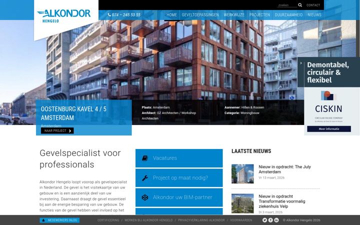 Screenshot of alkondor.nl