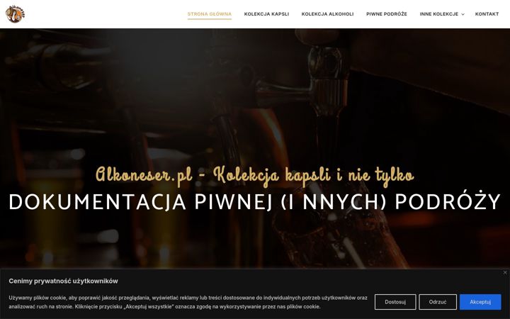 Screenshot of alkoneser.pl