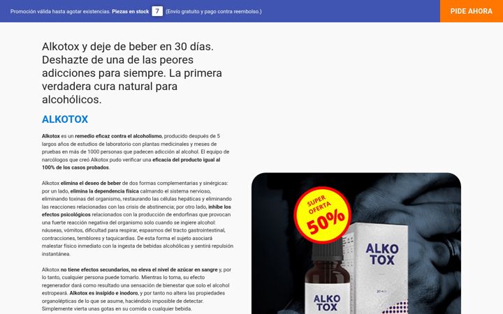 Screenshot of alkotoxoficial.com