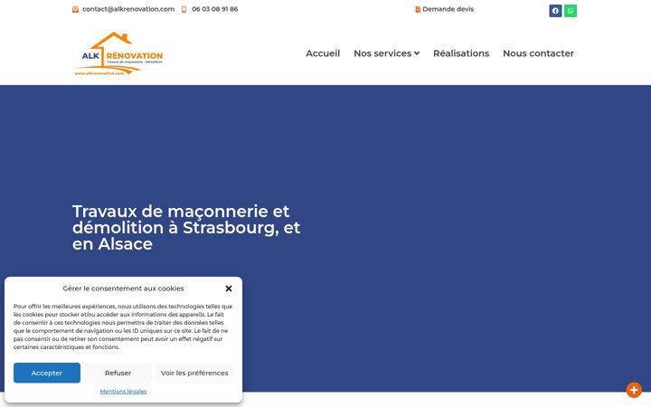 Screenshot von alkrenovation.com