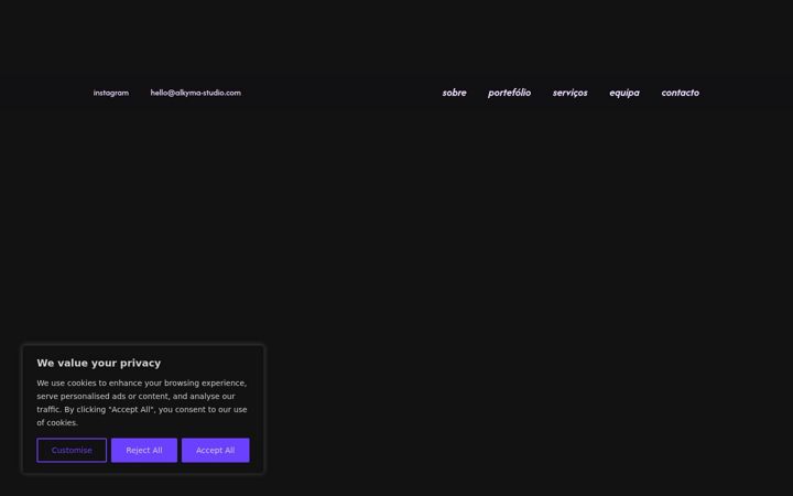Screenshot ta' alkyma-studio.com