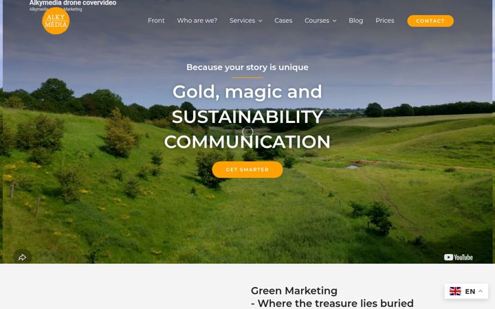 Screenshot of alkymedia.dk