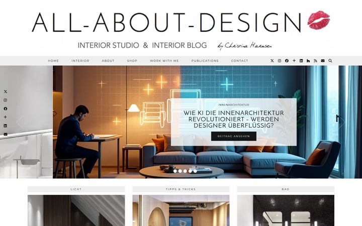 Screenshot ta' all-about-design.de