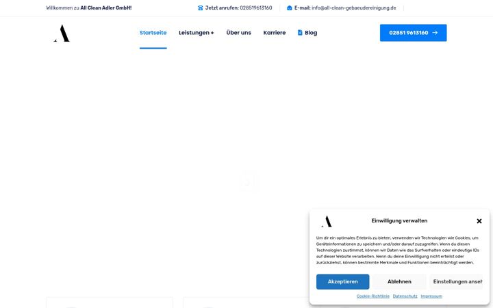 Screenshot von all-clean-gebaeudereinigung.de