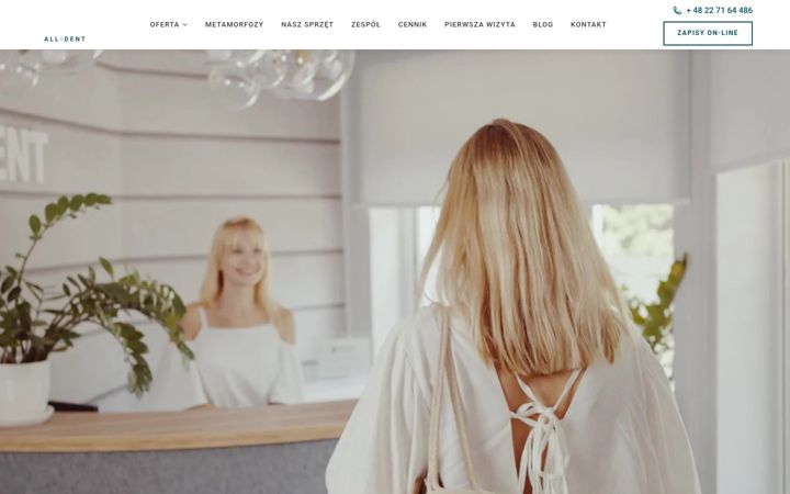 Screenshot of all-dent.pl