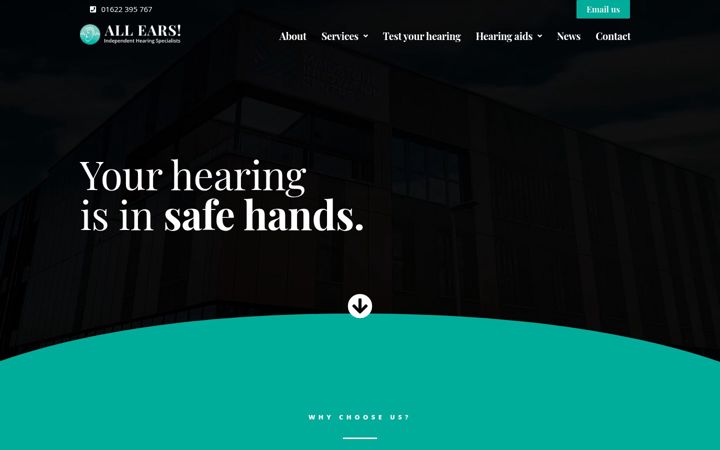Screenshot of all-ears.org