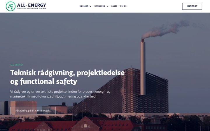 Screenshot of all-energy.dk