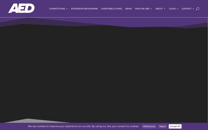 Screenshot ta' all-england-dance.org.uk