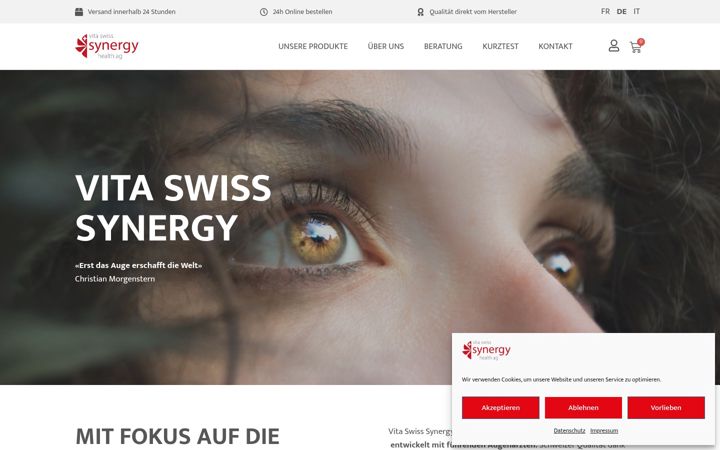 Screenshot of all-eye-need.ch