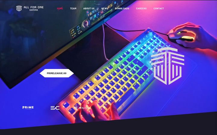 Screenshot of all-for-one-gaming.com