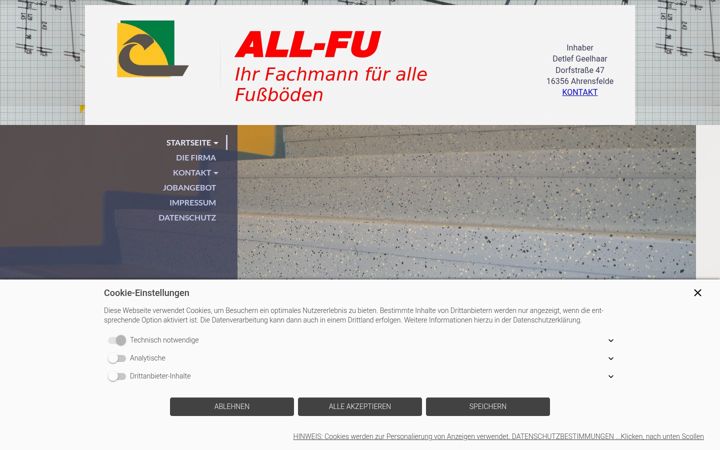 Screenshot of all-fu.de