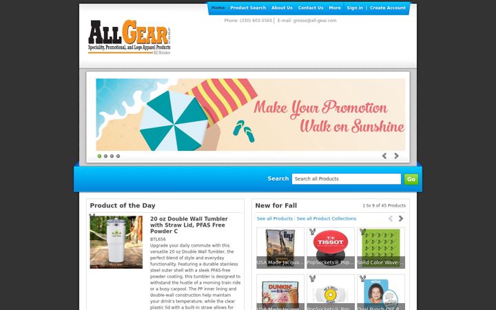 Screenshot ta' all-gear.com