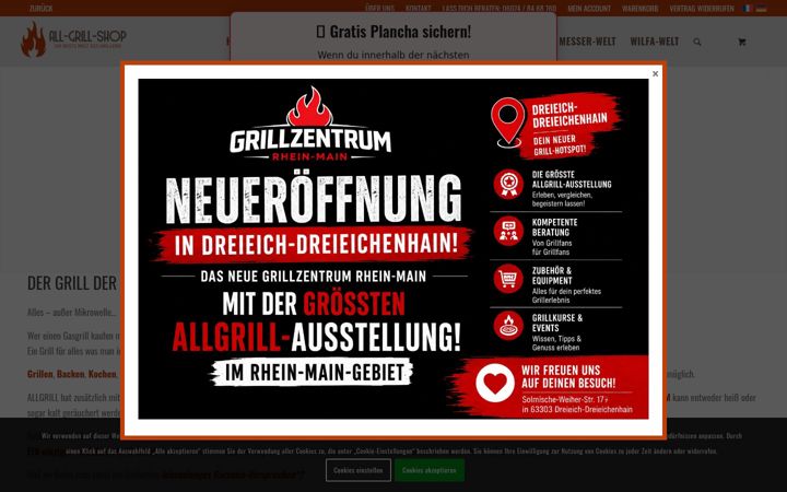 Screenshot ta' all-grill-shop.de
