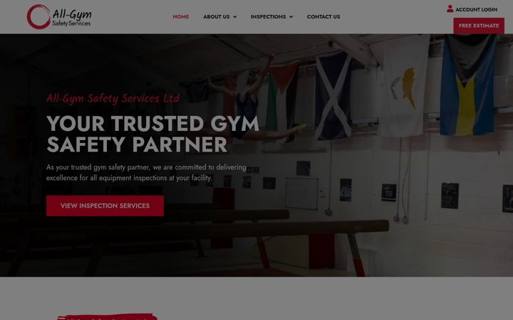 Screenshot of all-gymsafetyservices.co.uk