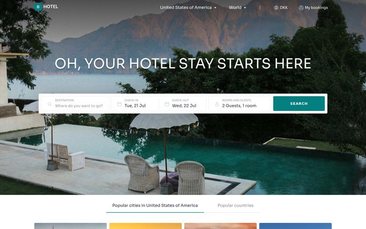 Screenshot of all-hotels.com