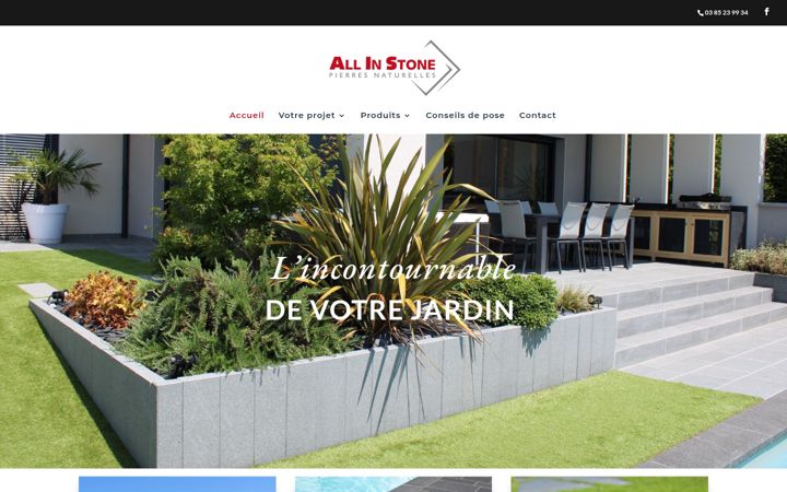 Screenshot of all-in-stone.fr