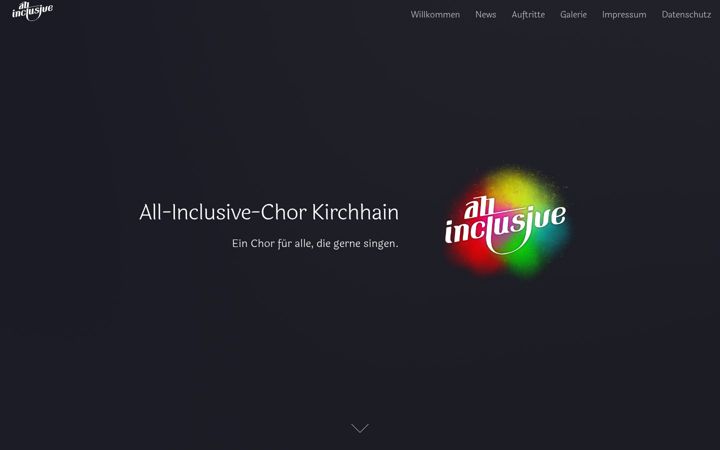 Screenshot of all-inclusive-chor.de