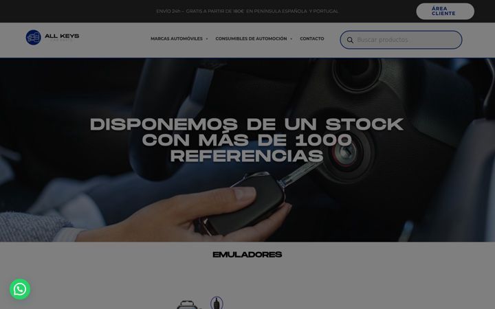 Screenshot von all-keys.es
