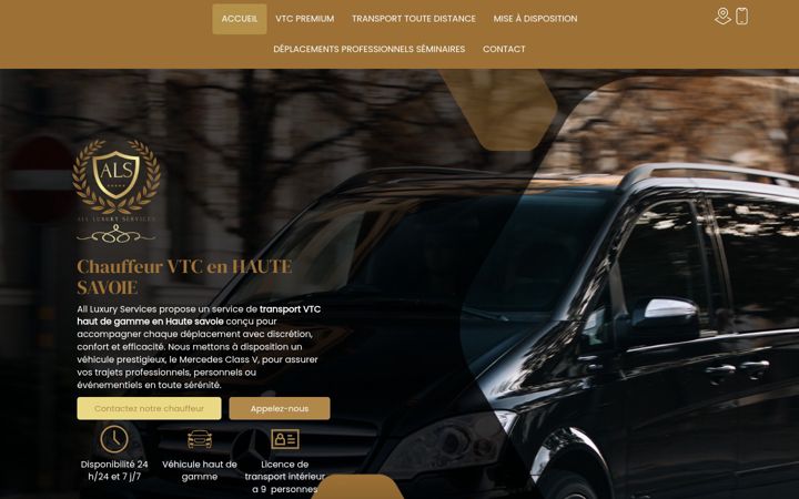 Screenshot of all-luxury-services.com