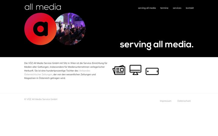 Skærmbillede af all-media.at