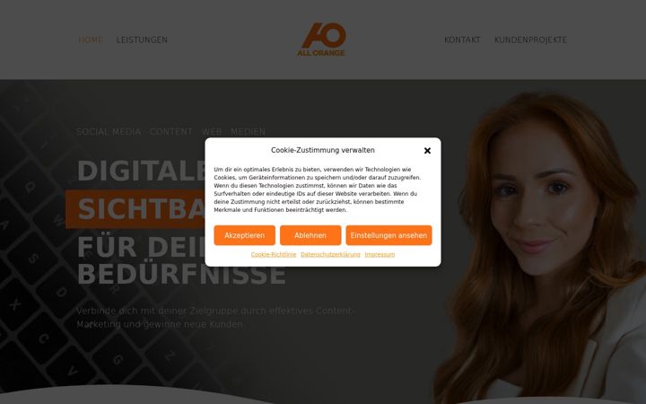 Captura de pantalla de all-orange.com