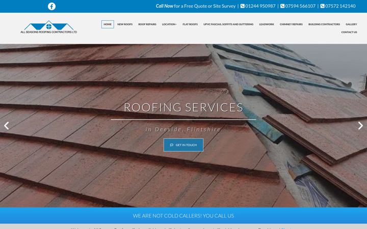 Screenshot of all-seasons-roofing.co.uk