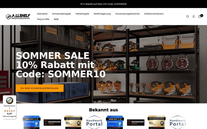 Captura de ecrã de all-store.eu