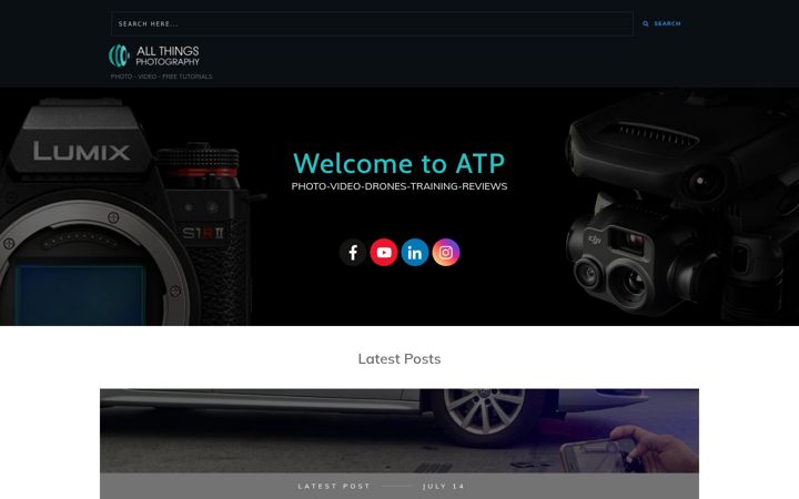 Screenshot of all-things-photography.com