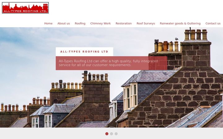 Screenshot of all-types-roofing.co.uk