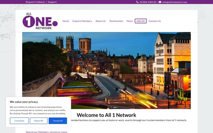 Zrzut ekranu all1network.com