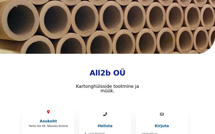 Screenshot of all2b.ee