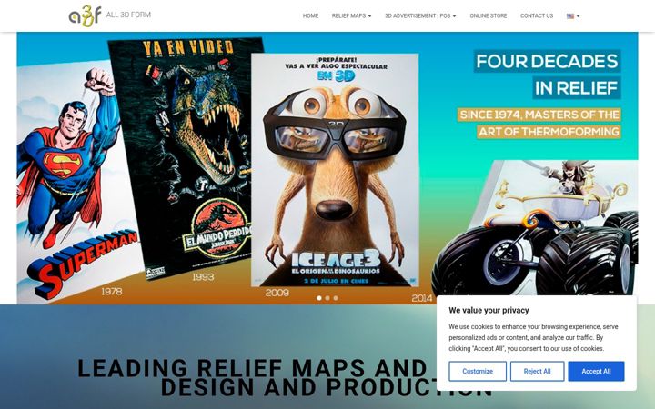 Zrzut ekranu all3dform.com