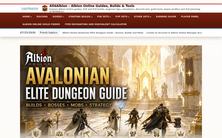 Zrzut ekranu all4albion.com