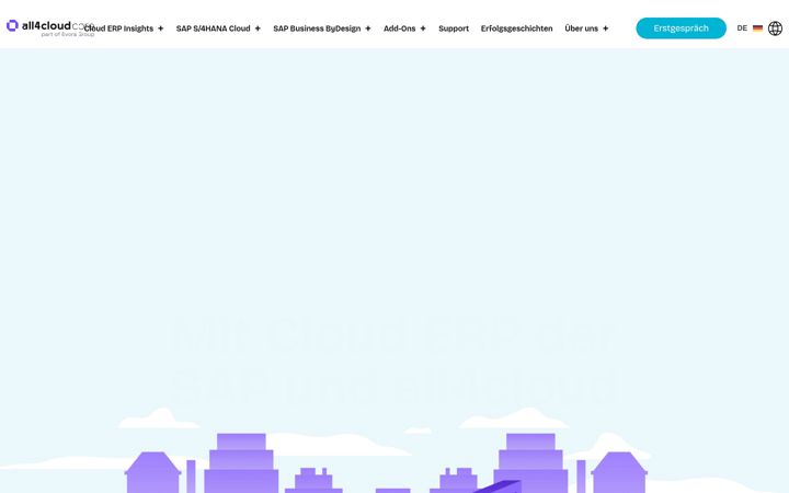 Screenshot van all4cloudgroup.com