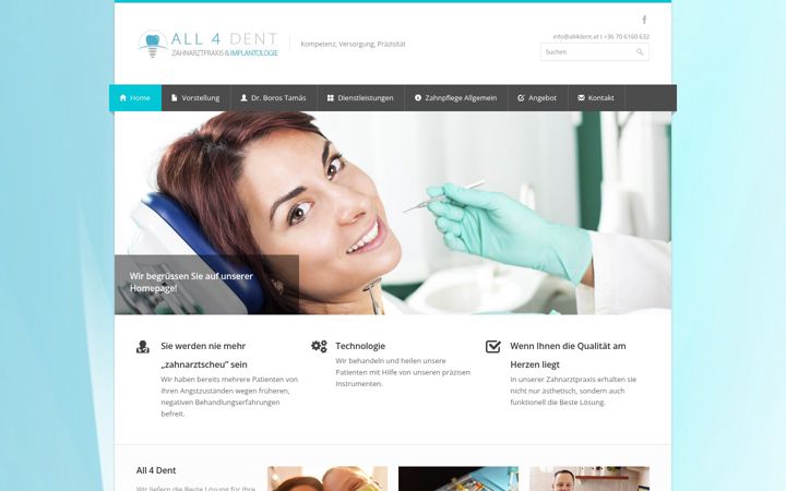 Screenshot of all4dent.at