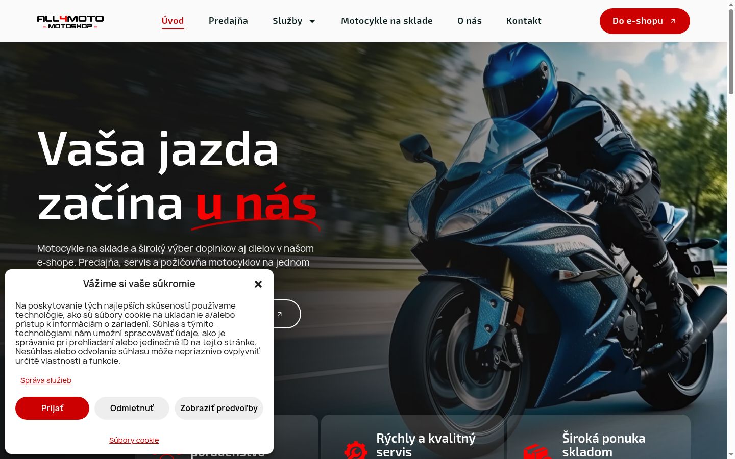 Sutikimo reklamjuostės, rodytos prieš bet kokią sąveiką, ekrano kopija