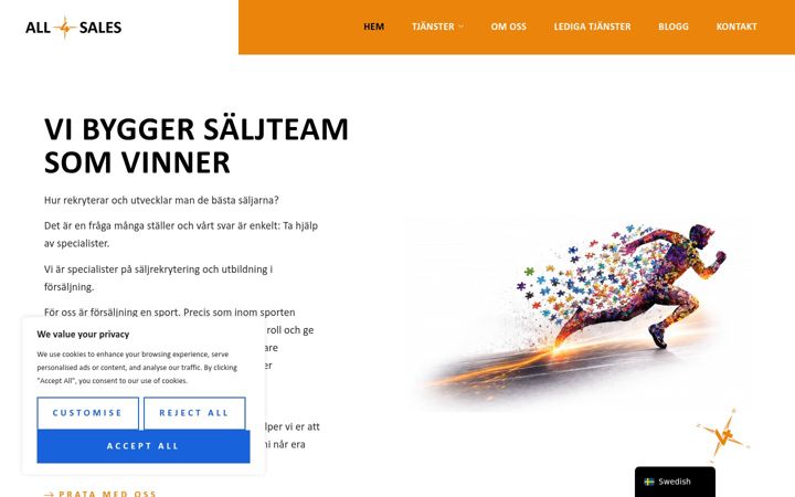 Zrzut ekranu all4sales.se