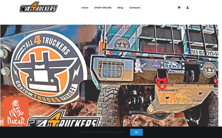 Screenshot of all4truckers.com