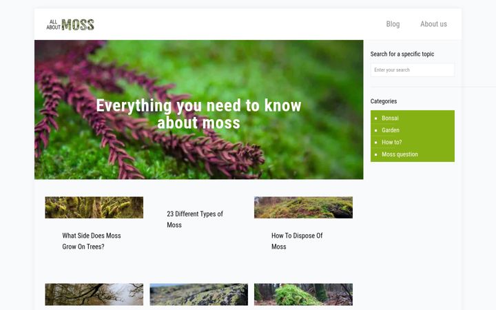 Screenshot of allabout-moss.com