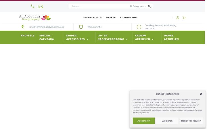 Screenshot of allabouteva.nl
