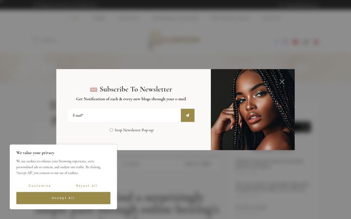 Screenshot of allabouthair.org