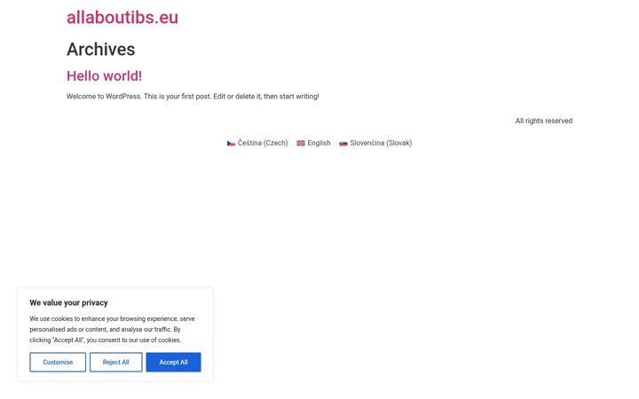 Screenshot of allaboutibs.eu