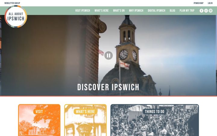 Screenshot of allaboutipswich.com