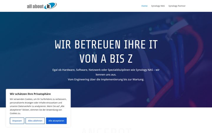 Screenshot of allaboutit.ch