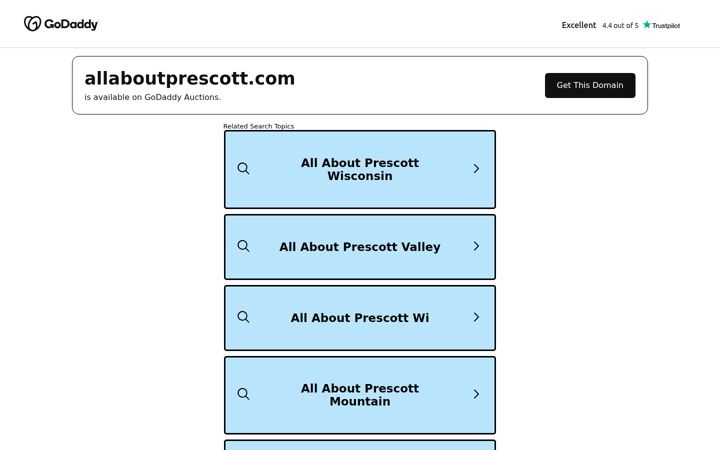 Screenshot of allaboutprescott.com