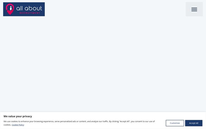 Screenshot of allaboutrecruitment.uk