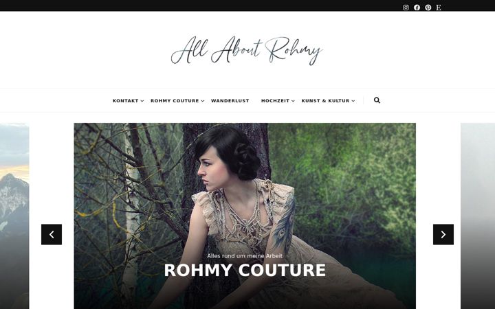 Screenshot of allaboutrohmy.com