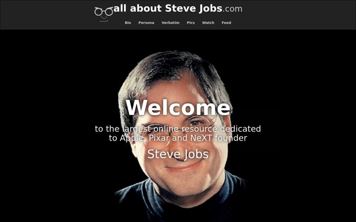 Screenshot of allaboutstevejobs.com