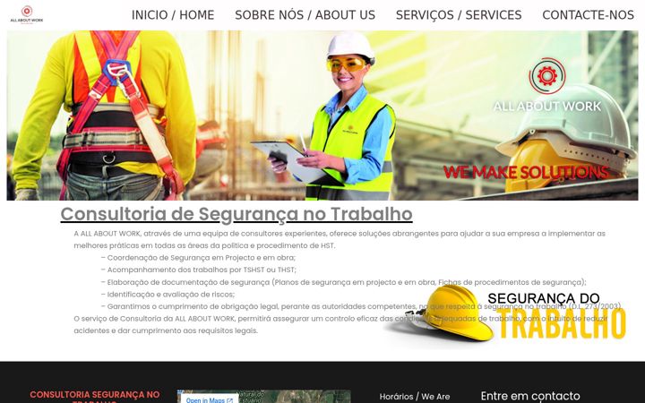 Screenshot of allaboutwork.pt